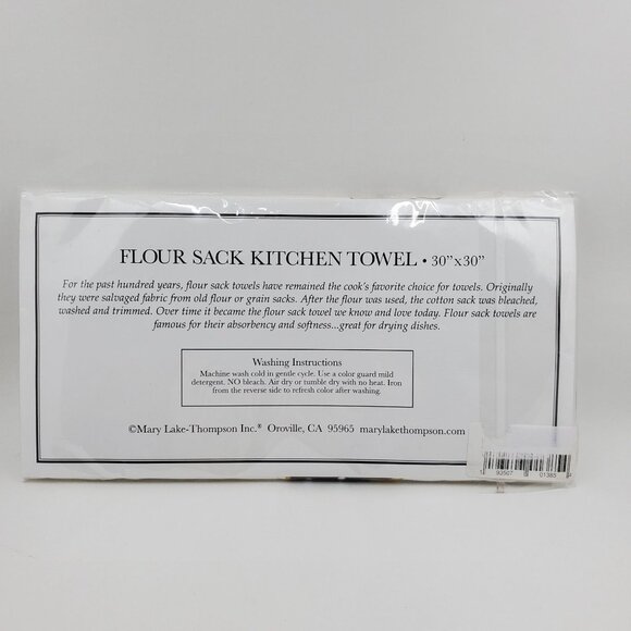 Mary Lake Thompson Flour Sack Kitchen Towel Dogs Holiday Design 30x30 - Picture 4 of 4